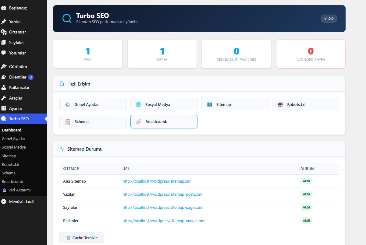Wordpress Seo Modül