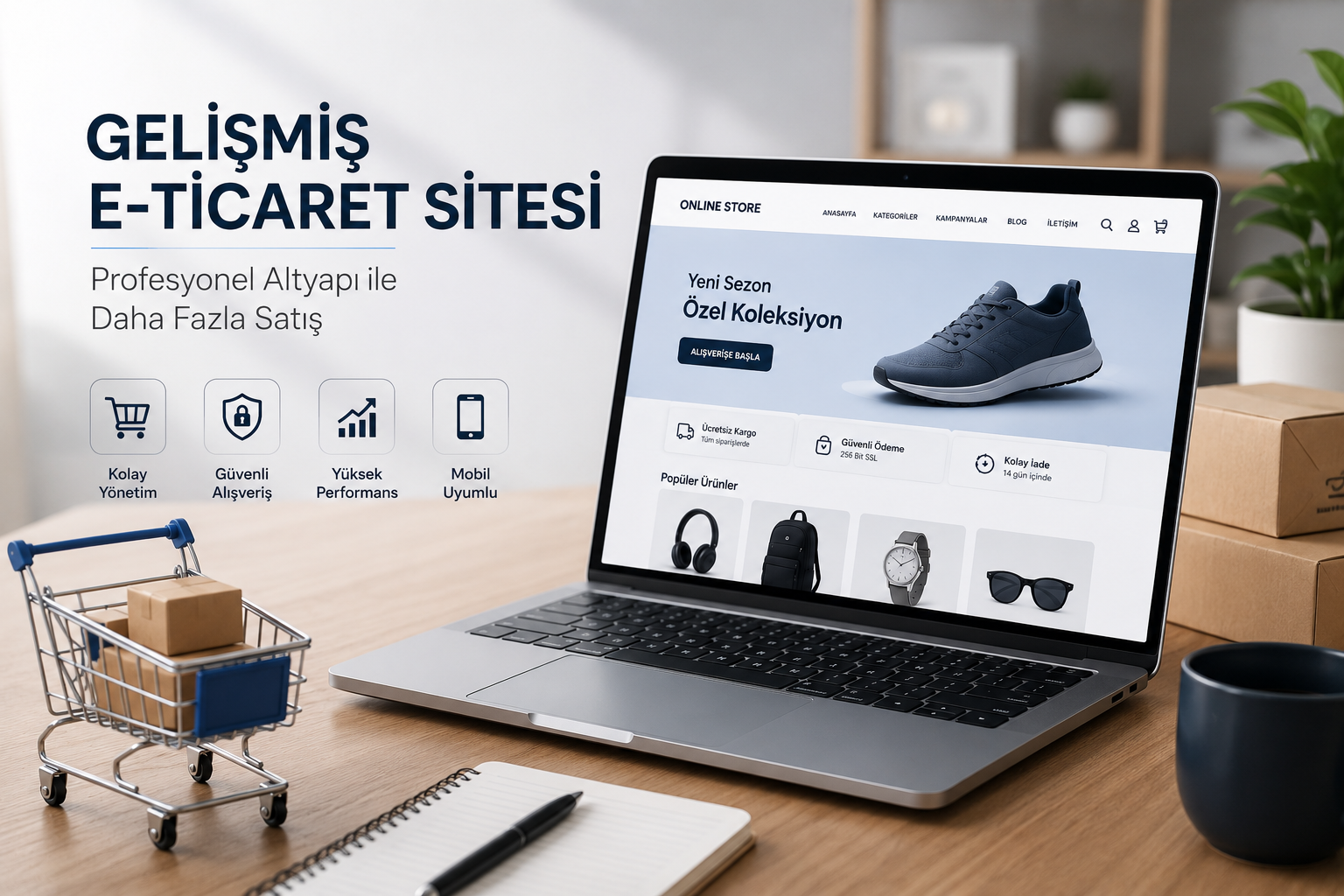 Gelişmiş E-Ticaret Sitesi Nedir? İşletmeniz İçin Neden Profesyonel Bir Altyapıya İhtiyacınız Var?